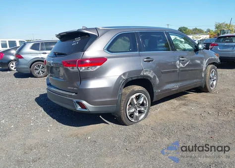 2018 Toyota Highlander Limited Platinum from USA, damaged, VIN 5TDDZRFH1JS915219